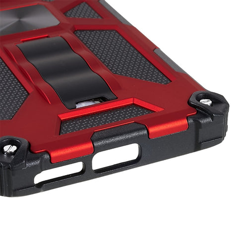 For Motorola Edge 30 Pro (Motorola Edge+ (2022))/Edge X30 PC TPU Combo Armor Cell Phone Case Wear-resistant Drop-proof Kickstand Hybrid Shell