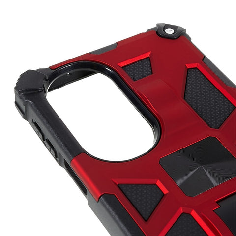 For Motorola Edge 30 Pro (Motorola Edge+ (2022))/Edge X30 PC TPU Combo Armor Cell Phone Case Wear-resistant Drop-proof Kickstand Hybrid Shell