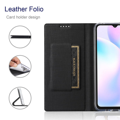 VILI DMX Series Shockproof Case for Motorola Moto G (2022) 5G PU Leather Phone Case Hands-free Protective Cover with Card Holder/Stand