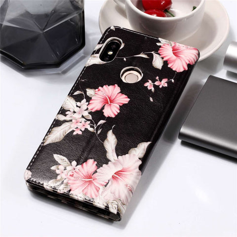 Pattern Printing Wallet Stand Leather Case for Xiaomi Redmi Note 5 Pro (Dual Camera) / Redmi Note 5 (China)