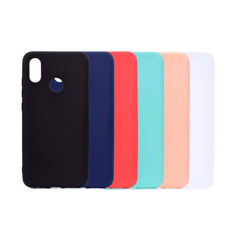 For Xiaomi Redmi S2 / Redmi Y2 Solid Color Frosted Flexible TPU Cellphone Back Case