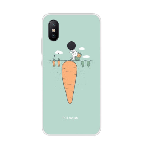Pattern Printing TPU Lightweight Back Case for Xiaomi Mi A2 / Mi 6X