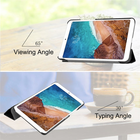 Tri-Fold Stand Leather Smart Case for Xiaomi Mi Pad 4