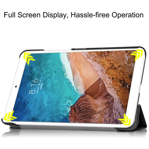 Tri-Fold Stand Leather Smart Case for Xiaomi Mi Pad 4