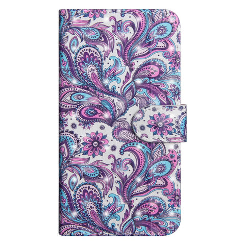 Patterned Wallet Stand Leather Mobile Cover for Xiaomi Redmi 6 (Dual Camera: 12MP+5MP)