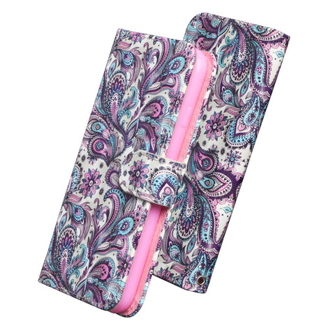 Patterned Wallet Stand Leather Mobile Cover for Xiaomi Redmi 6 (Dual Camera: 12MP+5MP)