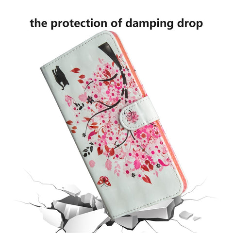 Patterned Wallet Stand Leather Cover for Xiaomi Redmi 6A (Single 12MP Rear Camera)
