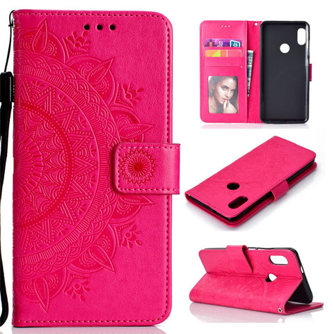 Imprinted Mandala Pattern PU Leather Protection Accessory Case for Xiaomi Redmi Note 5 Pro (Dual Camera) / Redmi Note 5 (China)