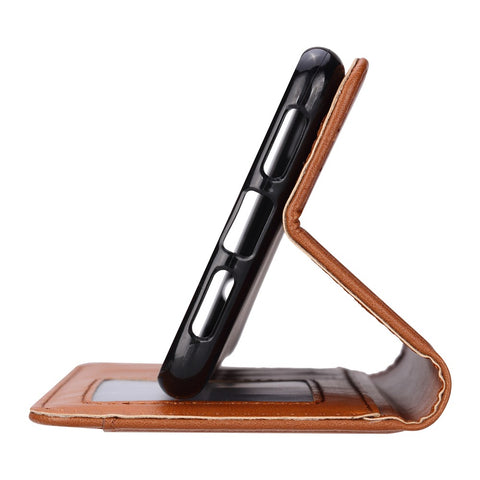 Auto-absorbed Leather Stand Wallet Mobile Casing for Xiaomi Pocophone F1 / Poco F1 (India)