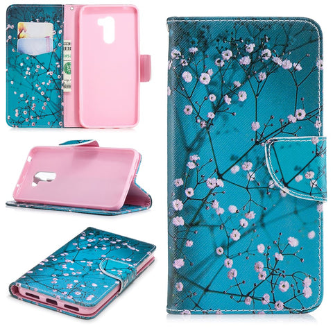 Pattern Printing PU Leather Protection Cell Phone Casing for Xiaomi Pocophone F1 / Poco F1 (India)