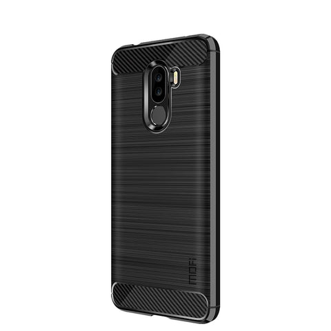 MOFI Carbon Fiber Texture Brushed TPU Protection Case for Xiaomi Pocophone F1 / Poco F1 (India)