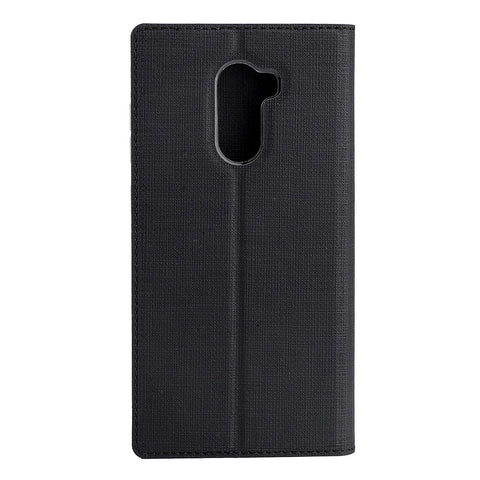 VILI DMX Cross Texture Leather Case for Xiaomi Pocophone F1 / Poco F1 (India) [Stand and Card Slot]
