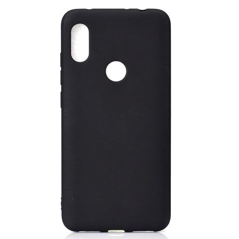 Solid Color Soft Matte TPU Cell Phone Case for Xiaomi Redmi Note 6 Pro