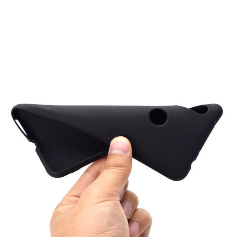 Solid Color Soft Matte TPU Cell Phone Case for Xiaomi Redmi Note 6 Pro
