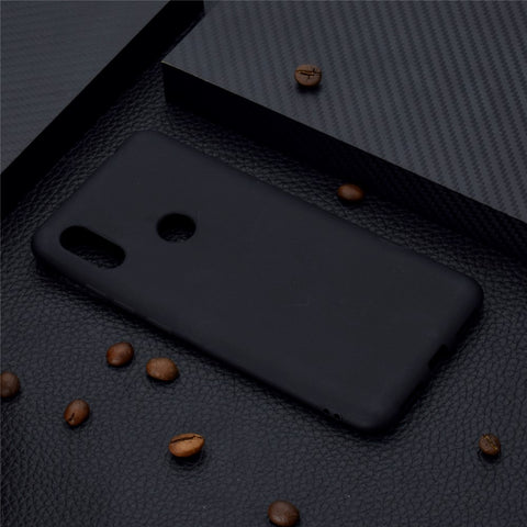 Solid Color Soft Matte TPU Cell Phone Case for Xiaomi Redmi Note 6 Pro