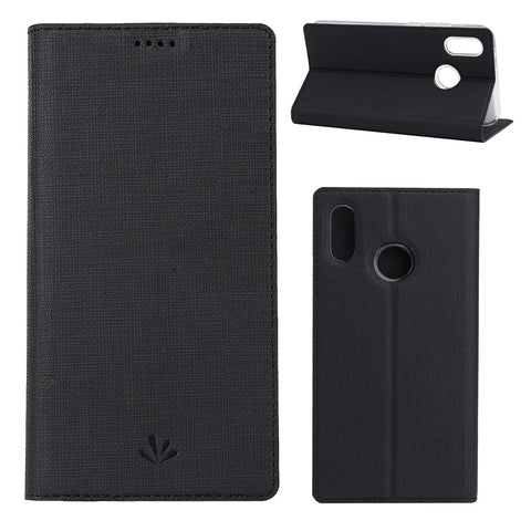 VILI DMX Cross Texture Stand Leather Case with Card Slot for Xiaomi Mi Mix 3 / Mix 3 5G