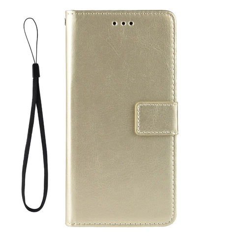 Crazy Horse Wallet Stand Leather Protective Cover for Xiaomi Mi A2 Lite / Redmi 6 Pro