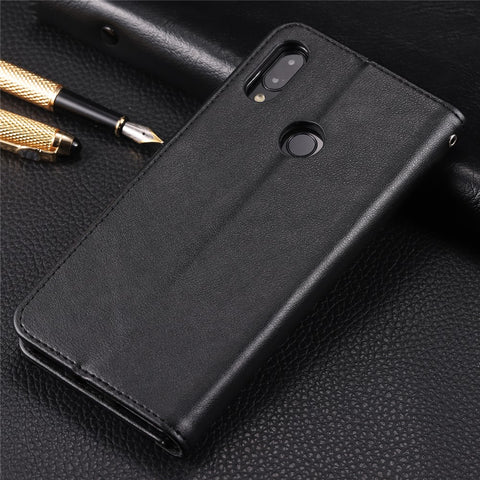 AZNS Leather Wallet Case for Xiaomi Redmi Note 7S / Note 7 / Note 7 Pro (India)