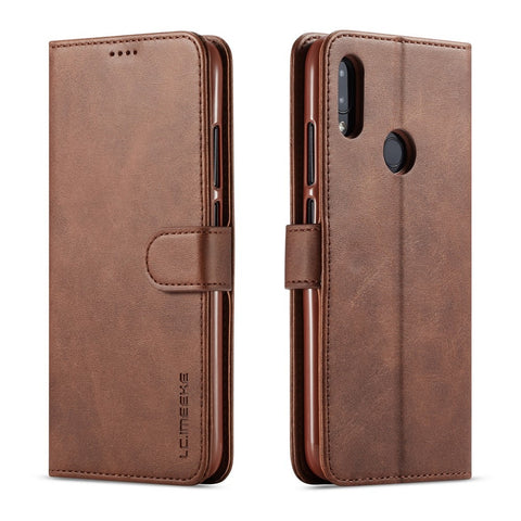 LC.IMEEKE Leather Wallet Stand Case for Xiaomi Redmi Note 7S / Note 7 / Note 7 Pro (India)