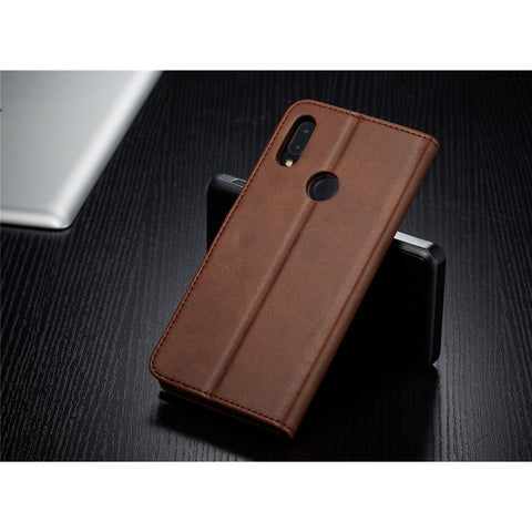 LC.IMEEKE Leather Wallet Stand Case for Xiaomi Redmi Note 7S / Note 7 / Note 7 Pro (India)