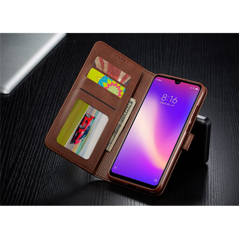 LC.IMEEKE Leather Wallet Stand Case for Xiaomi Redmi Note 7S / Note 7 / Note 7 Pro (India)