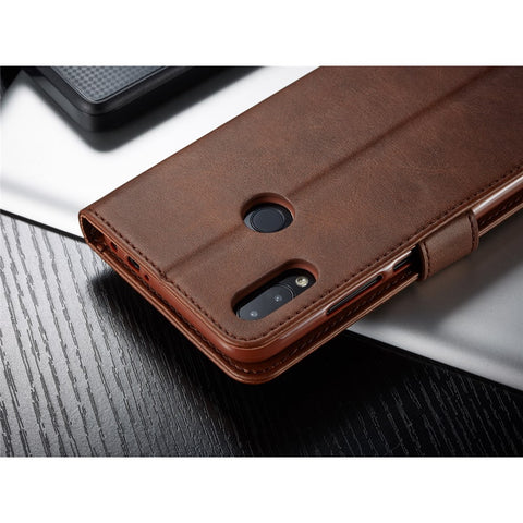 LC.IMEEKE Leather Wallet Stand Case for Xiaomi Redmi Note 7S / Note 7 / Note 7 Pro (India)