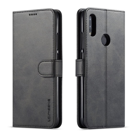 LC.IMEEKE Leather Wallet Stand Case for Xiaomi Redmi Note 7S / Note 7 / Note 7 Pro (India)