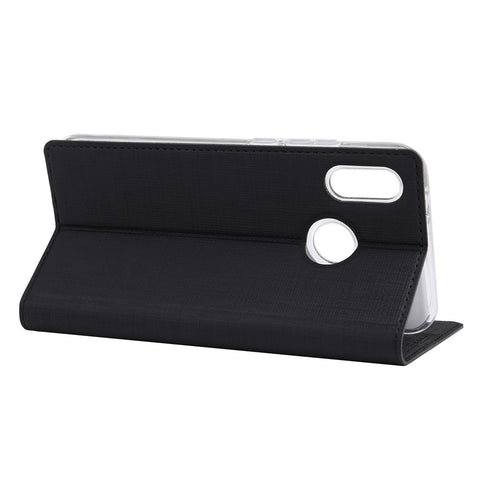 VILI DMX Cross Texture Stand Leather Phone Casing for Xiaomi Redmi Note 7S / Note 7/Note 7 Pro (India)