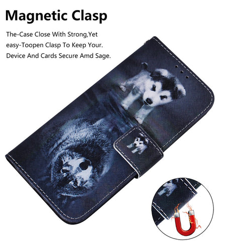 Pattern Printing Wallet Stand Protective Leather Case for Xiaomi Redmi 7 / Redmi Y3