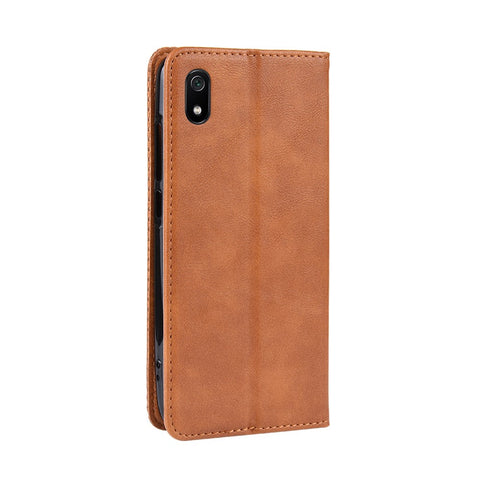 Vintage Style PU Leather Wallet Phone Cover for Xiaomi Redmi 7A