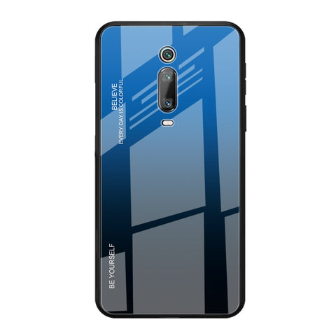 Gradient Color Glass + TPU Hybrid Case for Xiaomi Redmi Mi 9T / Mi 9T Pro