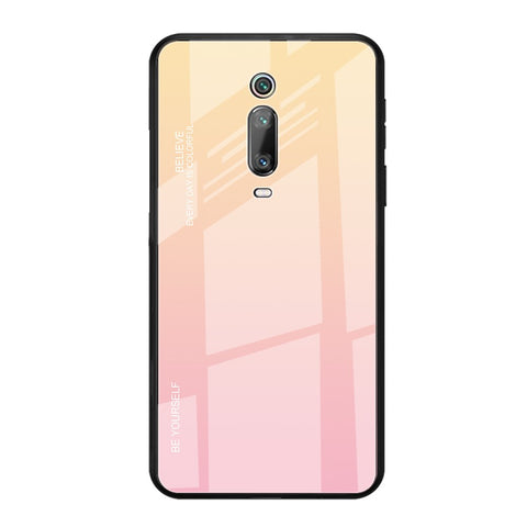 Gradient Color Glass + TPU Hybrid Case for Xiaomi Redmi Mi 9T / Mi 9T Pro