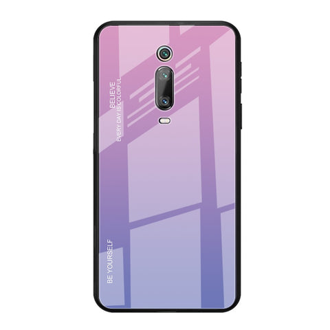 Gradient Color Glass + TPU Hybrid Case for Xiaomi Redmi Mi 9T / Mi 9T Pro