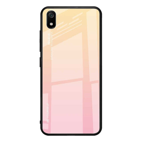 Gradient Color Glass + TPU Hybrid Case for Xiaomi Redmi 7A
