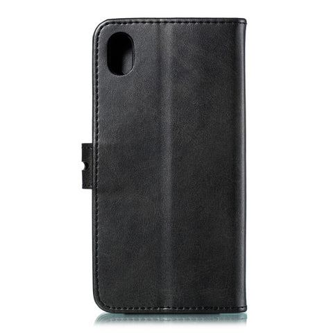 Imprinted Cat Pattern Leather Wallet Stand Case for Xiaomi Redmi 7A