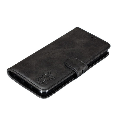 Imprinted Cat Pattern Leather Wallet Stand Case for Xiaomi Redmi 7A