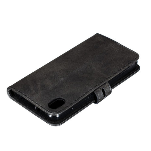 Imprinted Cat Pattern Leather Wallet Stand Case for Xiaomi Redmi 7A