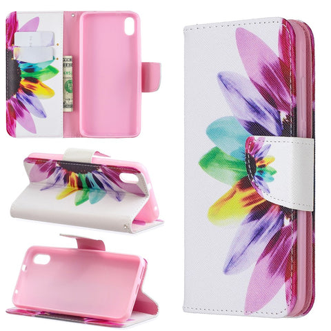 Printing Style PU Leather Flip Stand Phone Case for Xiaomi Redmi 7A