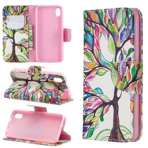 Printing Style PU Leather Flip Stand Phone Case for Xiaomi Redmi 7A