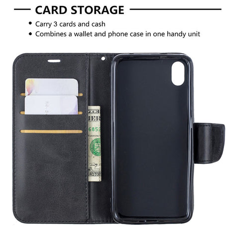 PU Leather Phone Wallet Stand Cover Case for Xiaomi Redmi 7A