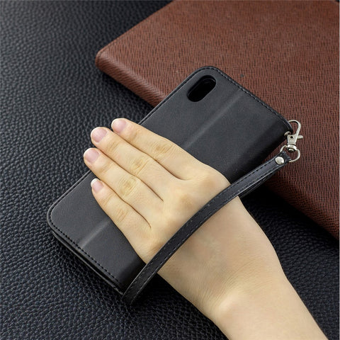 PU Leather Phone Wallet Stand Cover Case for Xiaomi Redmi 7A