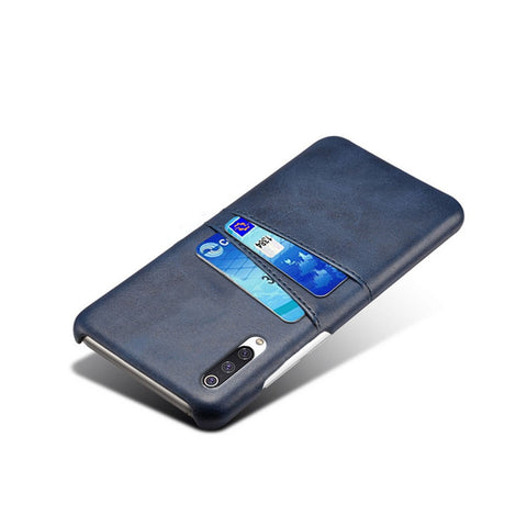 KSQ Double Card Slots PU Leather Coated PC Case Xiaomi Mi CC9 / Mi CC9 Meitu Edition/ Mi 9 Lite