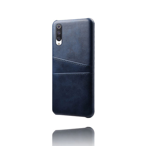 KSQ Double Card Slots PU Leather Coated PC Case Xiaomi Mi CC9 / Mi CC9 Meitu Edition/ Mi 9 Lite
