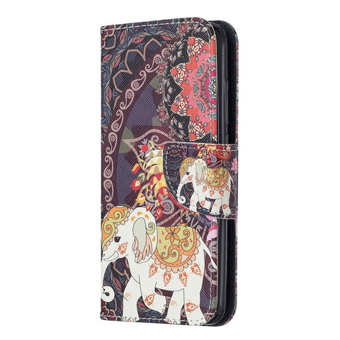 Pattern Printing Leather Wallet Stand Case for Xiaomi Redmi 7A