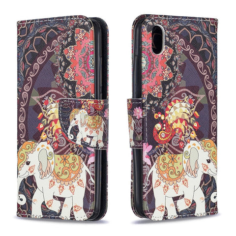 Pattern Printing Leather Wallet Stand Case for Xiaomi Redmi 7A