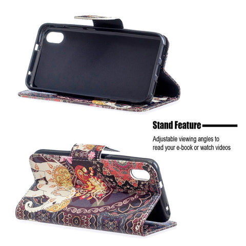 Pattern Printing Leather Wallet Stand Case for Xiaomi Redmi 7A