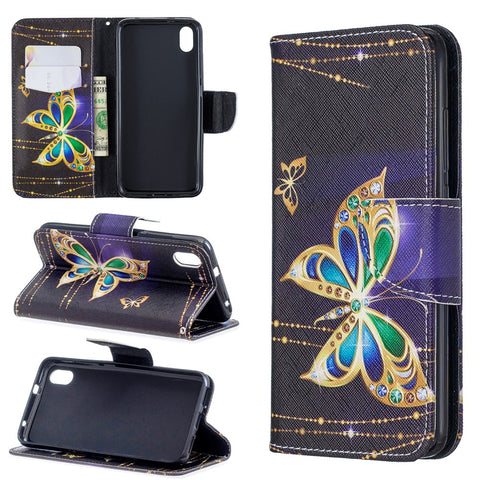 Pattern Printing Leather Wallet Case for Xiaomi Redmi 7A