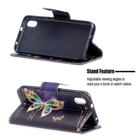 Pattern Printing Leather Wallet Case for Xiaomi Redmi 7A