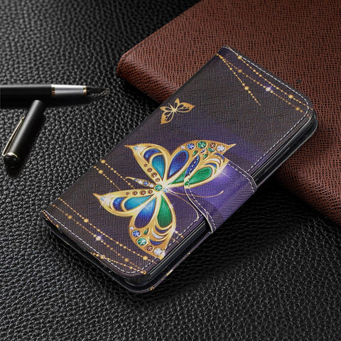 Pattern Printing Leather Wallet Case for Xiaomi Redmi 7A