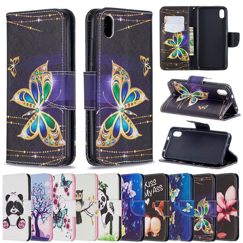 Pattern Printing Leather Wallet Case for Xiaomi Redmi 7A